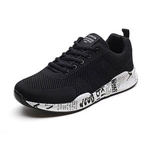 New Style Fashion Outdoor Walking Sneaker knitted Men Casual Sports Shoes