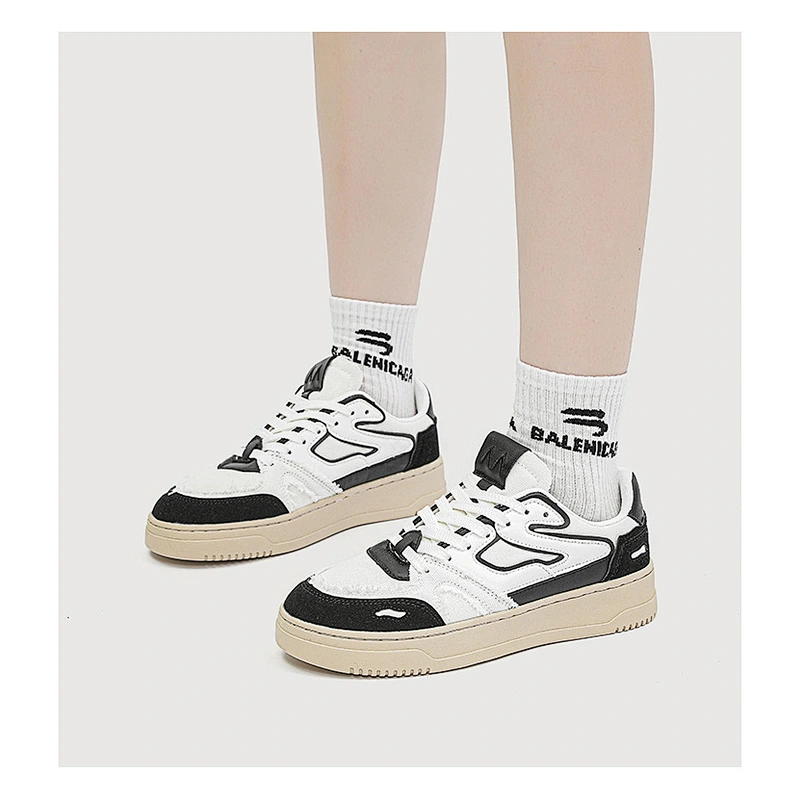 New hong kong style women retro casual shoes fashion couples flat sneaker shoes