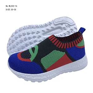 Custom Children Lightweight Sneakers Kids Casual Slip On Running Walking Shoes