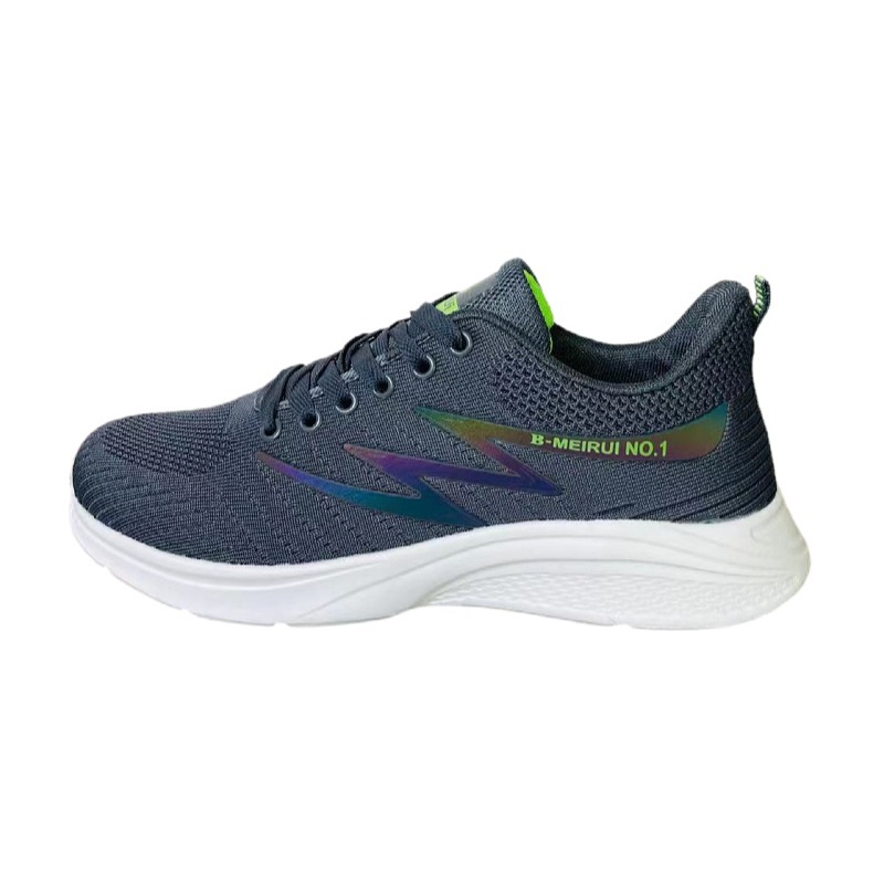 New Fashionable Men Sports Shoes Fly Weave Breathable Running Athletic Casual Shoes