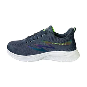 New Fashionable Men Sports Shoes Fly Weave Breathable Running Athletic Casual Shoes