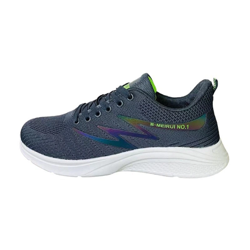 New Fashionable Men Sports Shoes Fly Weave Breathable Running Athletic Casual Shoes