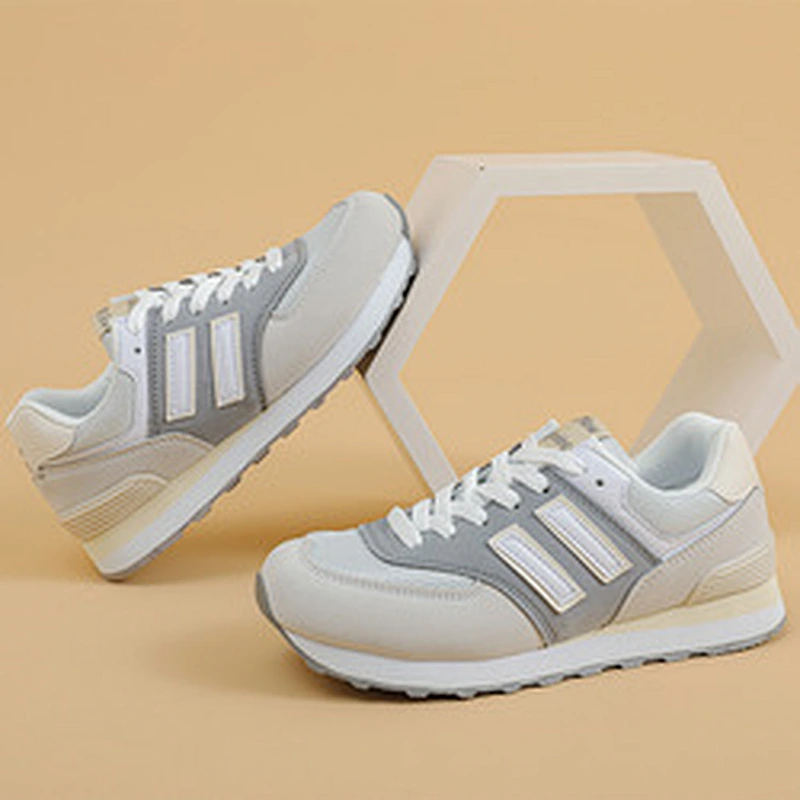 New retro all-match women's fashion casual student shoes thick soles sneaker running shoes