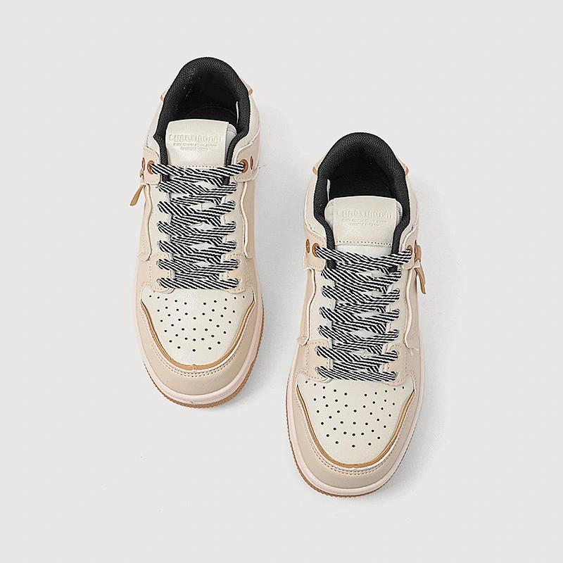 New Thick soles couple shoes women breathable sneakers casual height increasing flat board shoes