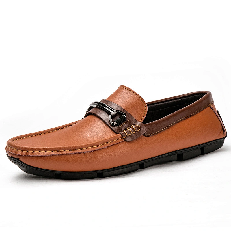Men leather shoes Men Loafers driving shoes Casual dress Shoes
