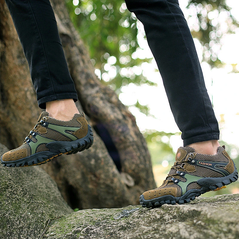 Outdoor Sport Shoes Men Trekking Hiking Shoes Plus Size
