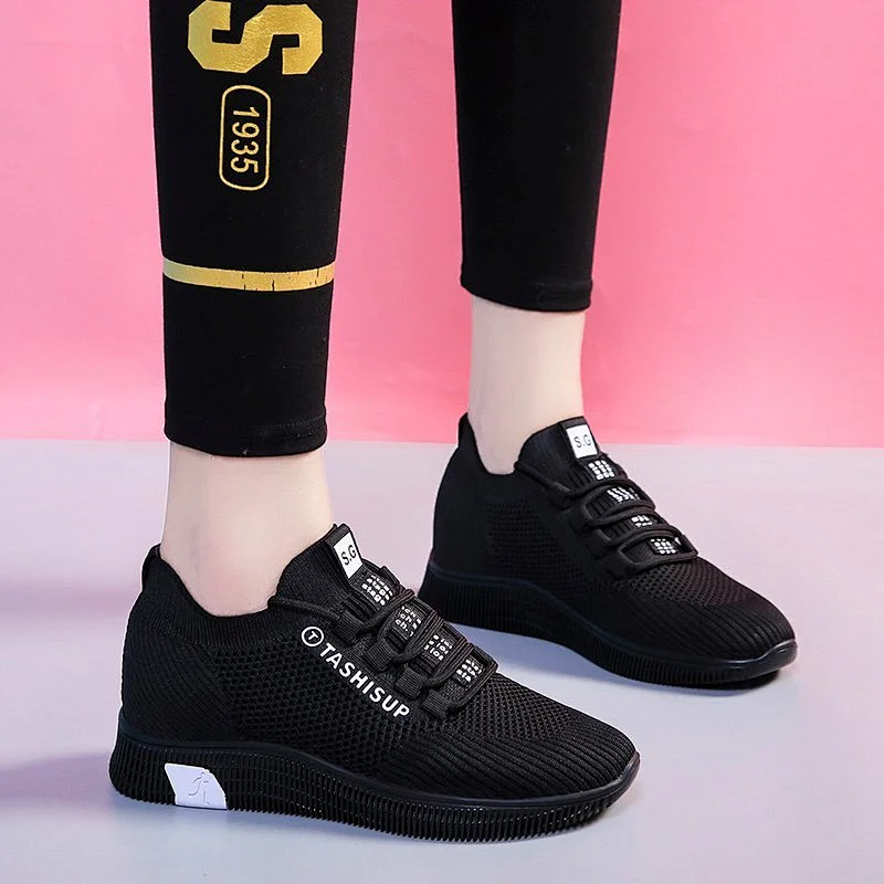 Soft breathable Athletic Gym Women Running sport Shoes ladies Walking sneakers