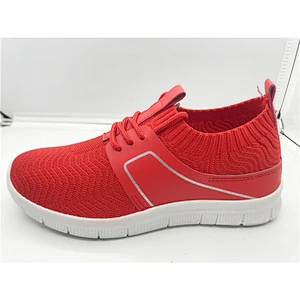 Fly weave Custom Women Injection Casual Sport Sneaker Shoes Casual shoe  walking style shoes