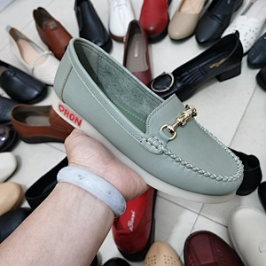 Mix style middle-aged women single shoes elderly shallow mouth flat shoes