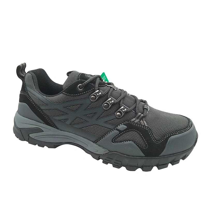 High Quality Leather Breathable Men Lace Up No slip Hiking Shoes leisure trekking boots