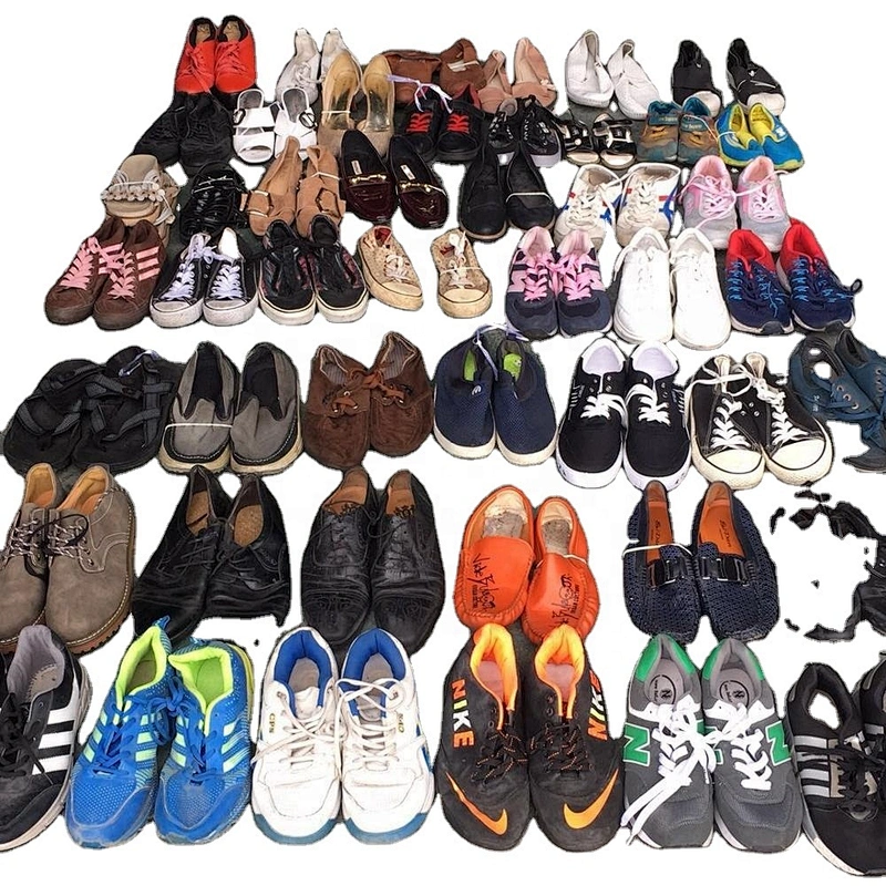 Mixed style used sports second hand shoes stock shoes shoe stock lots
