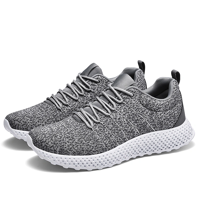 New Model Fashion Men Sneaker Sports running knitted Tennis Shoes