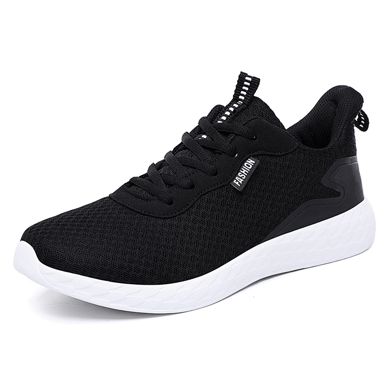 men's casual shoes New popular style men knitted athletic sport running shoes