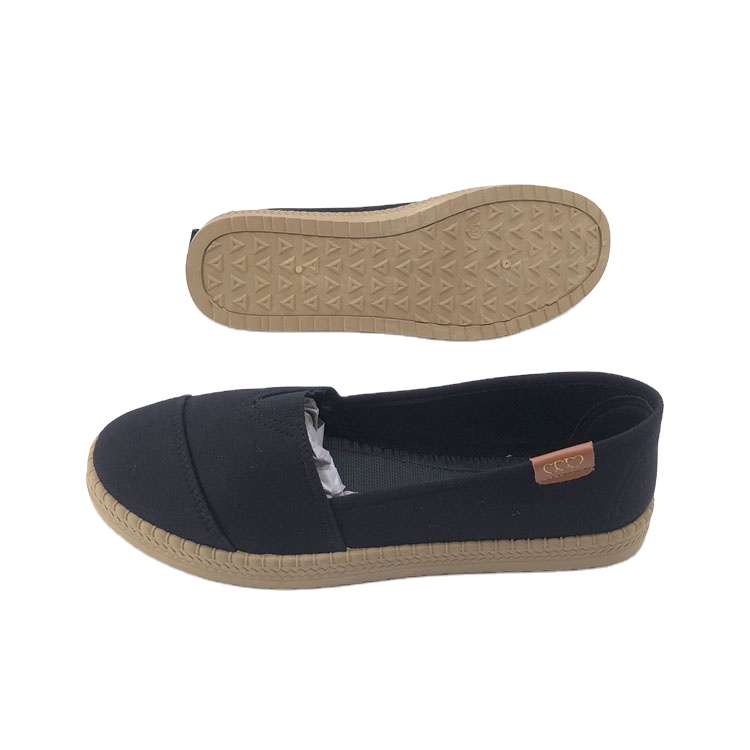 Factory price outdoor ladies canvas shoes women loafers walking casual shoes