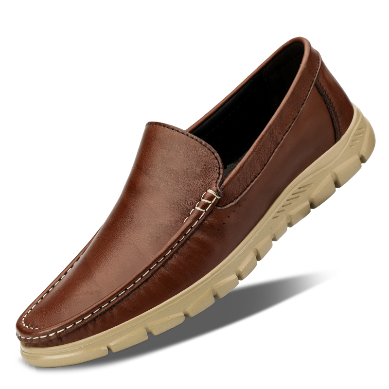 New Design Popular Men's Leather driving  Business Comfortable Casual Loafers Shoes