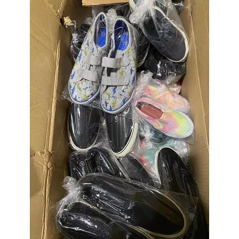 mix color cheap kids casual vulcanized stock shoes canvas shoes stock shoe
