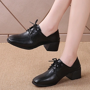 women shoes 2021 Women Leather Lace up Oxfords Casual Shoes casual shoes