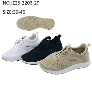 Hot Sale Fly knit Upper Injection Men Sneaker Shoes Casual Sports Running Shoes