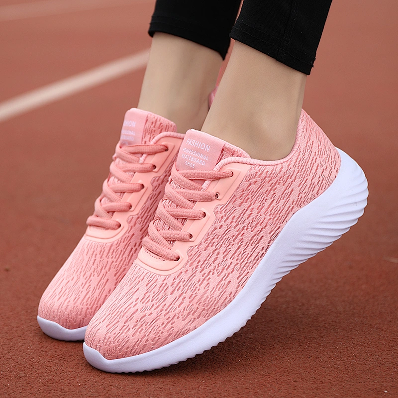 Fashion design walking outdoor breathable lady sports shoes women casual sneakers shoes