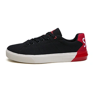 Factory customize Fashion Casual Lightweight Men's Sneakers Breathable Flat Canvas Shoes with low price