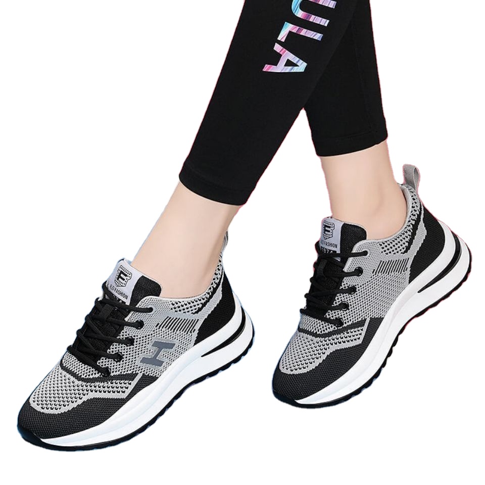 New Korean version women fashion sneaker running shoes mesh breathable casual shoes