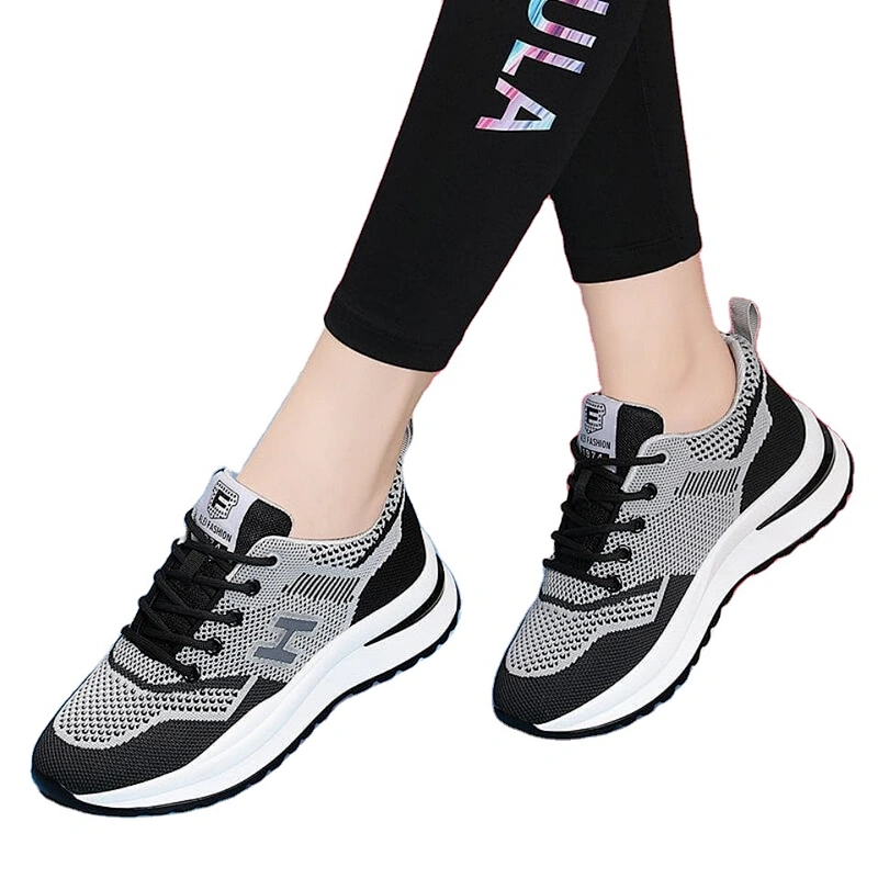 New Korean version women fashion sneaker running shoes mesh breathable casual shoes