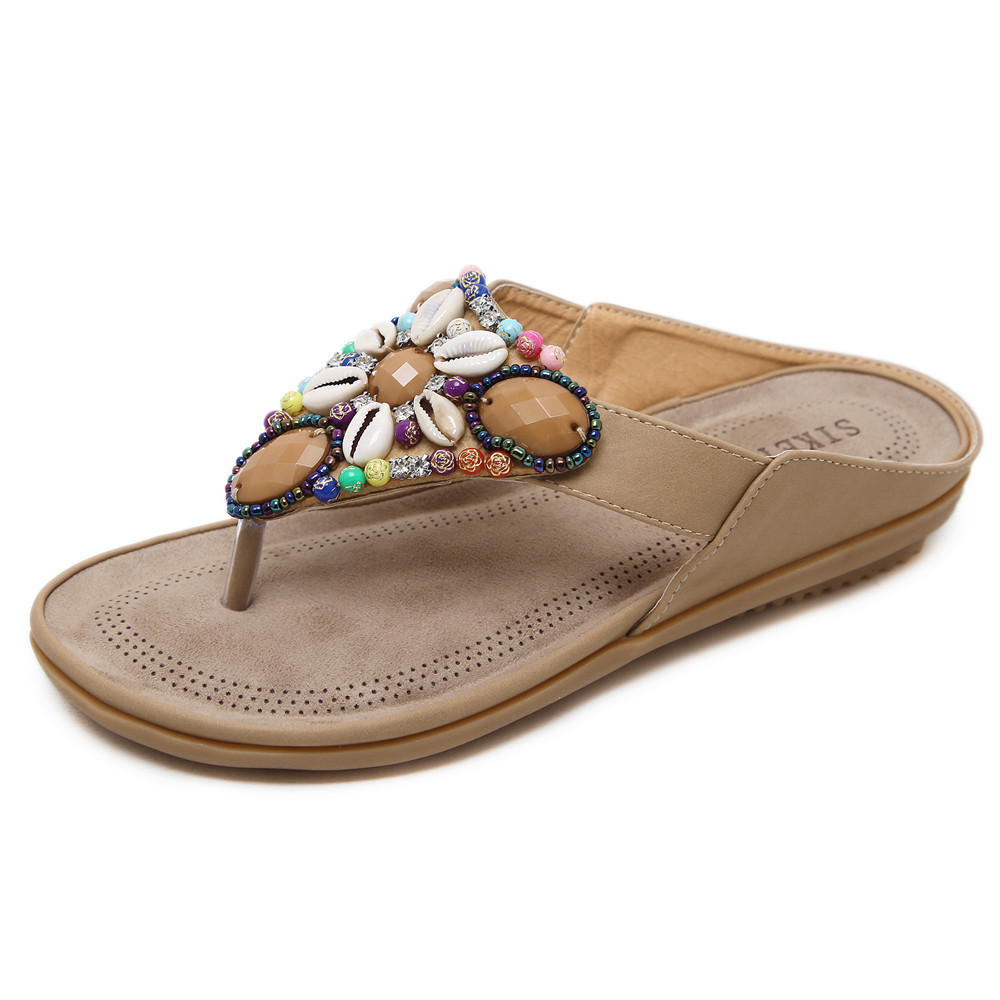 Summer fashion outdoor women beach slipper flip flops for ladies