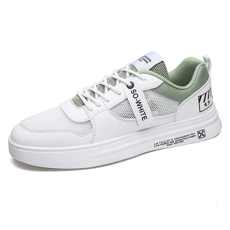 High Quality Fashion Men Leather Casual Shoes Sneaker Sport Running Board Shoes