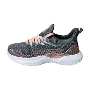 New Style Custom Women Fly Weave Sneakers Breathable Sports Running Casual Shoes