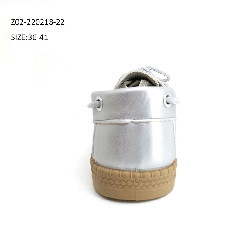 New arrival Trend Design PU leather Women slip on walking Shoes Ladies lazy loafers Causal Shoes
