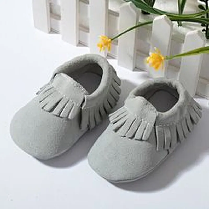 New Style  Kids Soft Cow Leather Casual Baby Shoes