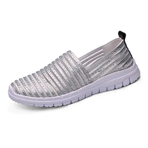 New Arrival Fashion Women Mesh Slip on Loafers Casual Sports Shoes walking style shoes