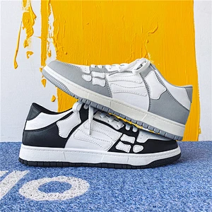 Men Comfortable Skateboard Sneaker Shoes Low Cut Casual Shoes