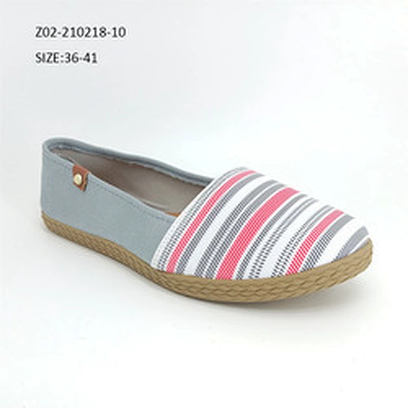 Women's Casual Flats Classic canvas slip on shoes Vulcanized Espadrilles