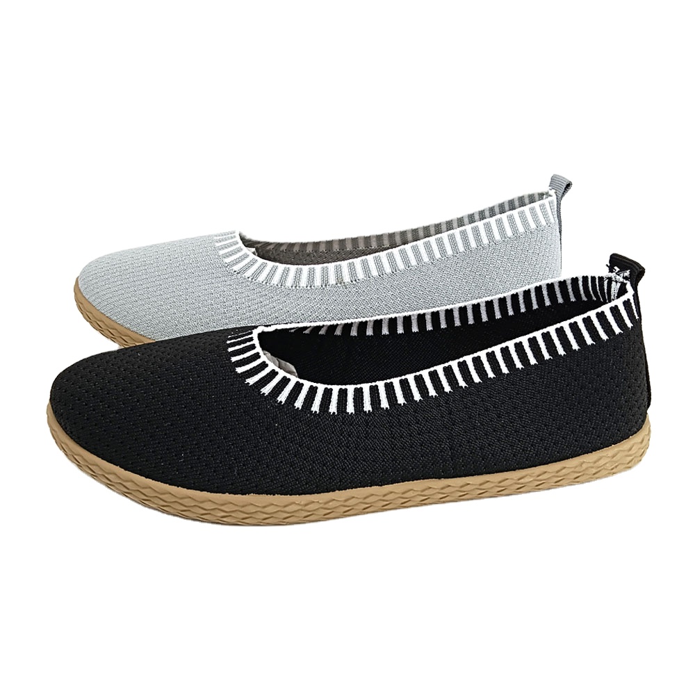 Factory sale Custom injection ladies loafers walking shoes Women flat Casual Shoes