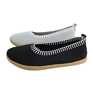 Factory sale Custom injection ladies loafers walking shoes Women flat Casual Shoes