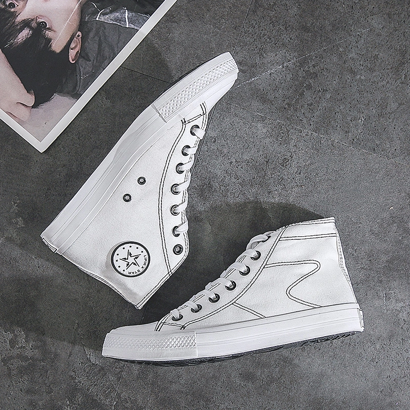 Men canvas walking style shoes sport men's casual shoes other trendy canvas shoes