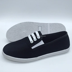 Cheap shoes custom   injection pvc women casual shoes canvas shoes