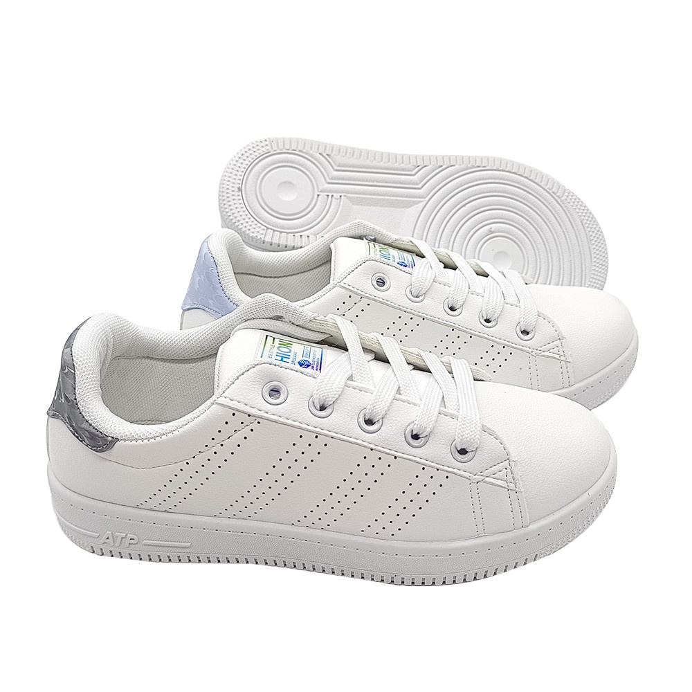 Ladies casual skateboard shoes white shoes injection cheap custom shoes