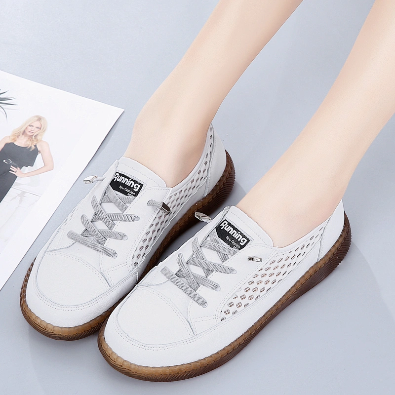 women shoes 2021 Women Casual Comfort Soft Sneakers Genuine Leather Flats Oxford Shoes casual shoes