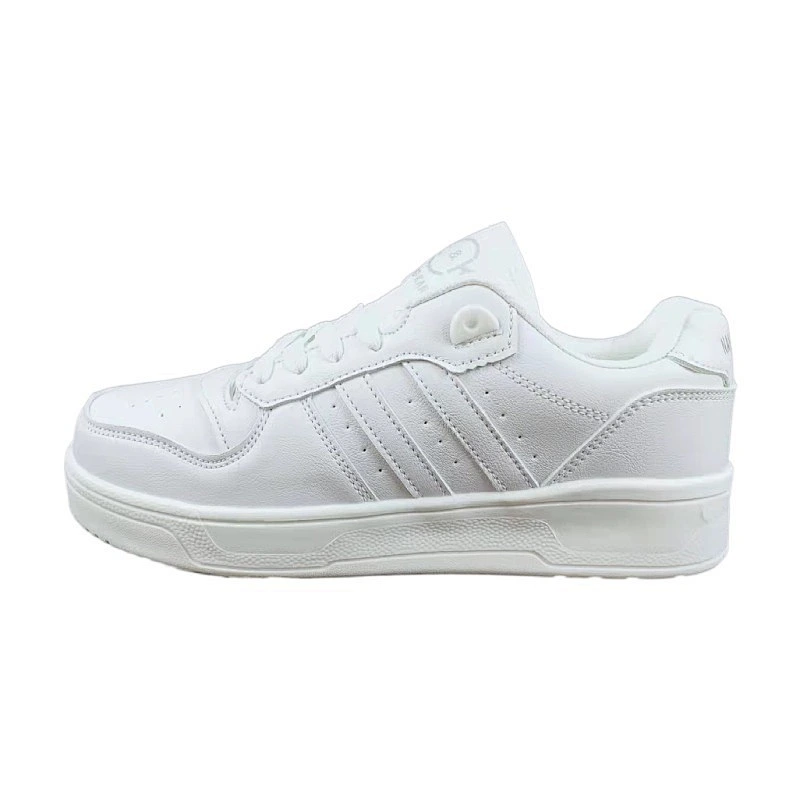 New Custom Korean Version Women White Sports Shoes All-Match Casual Flat Board Shoes