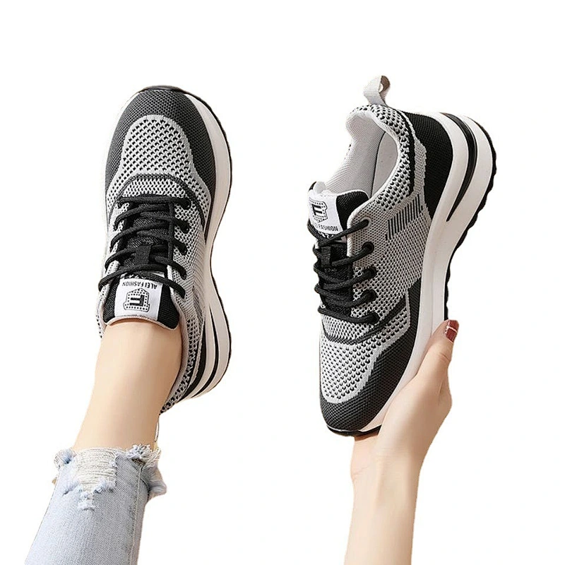 New Korean version women fashion sneaker running shoes mesh breathable casual shoes