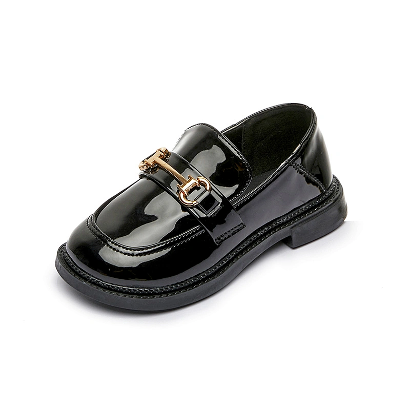 New Style Boys Slip on Loafers School Children Casual Dress Leather Shoes