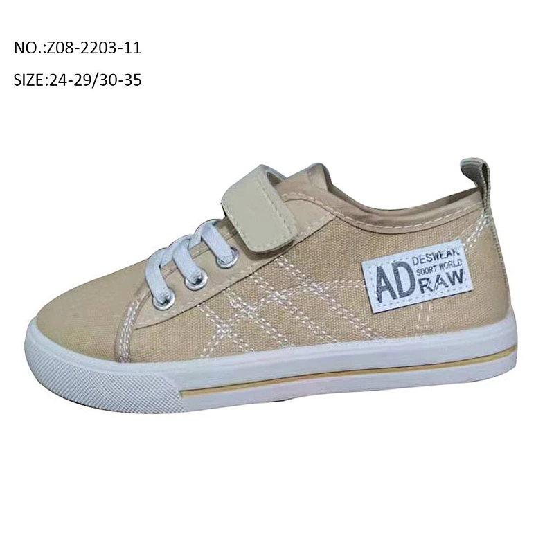 New Custom Injection School Kids Sneakers Casual Shoes Children Canvas Shoes