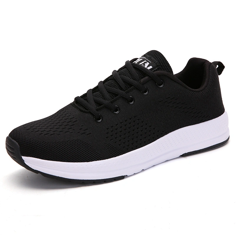 High Quality wholesale Men Fashion Sports Sneakers fly knitted  walking casual running shoes