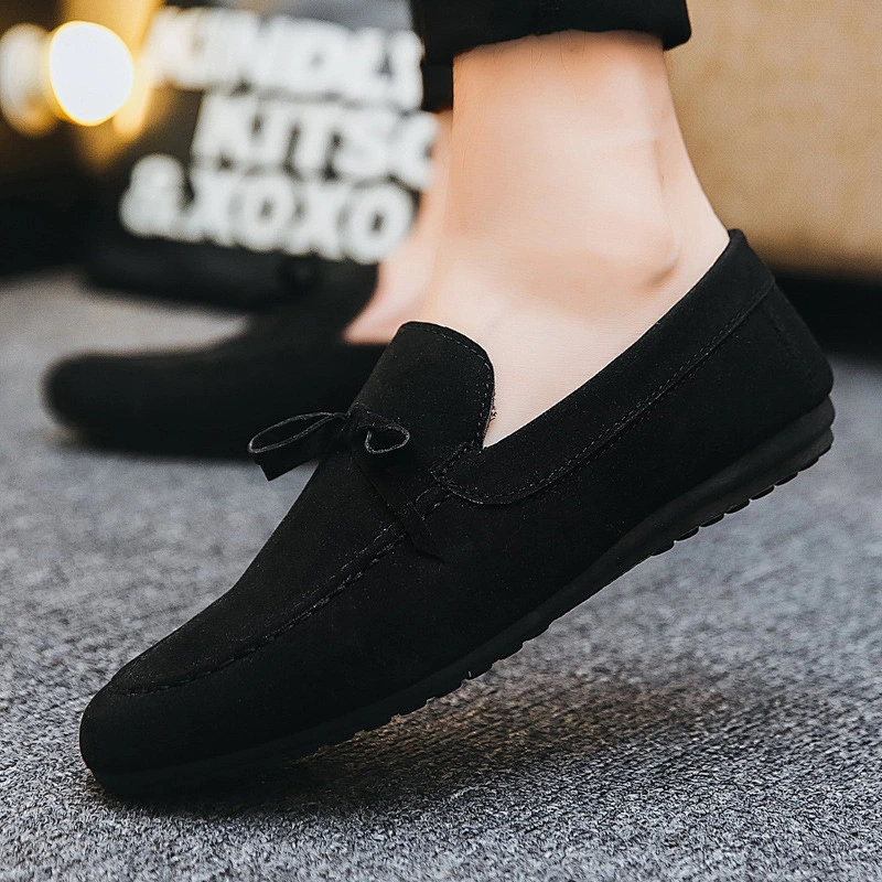 Hot sale cheap men casual slip on loafers driving  moccasin shoes