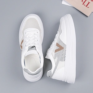 Women white shoes outdoor sport shoes Sneaker casual shoes stock