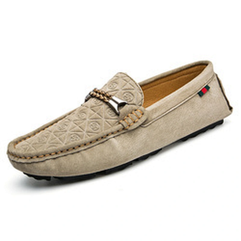 Various styles of low cost comfortable men's casual shoes loafers genuine leather shoes