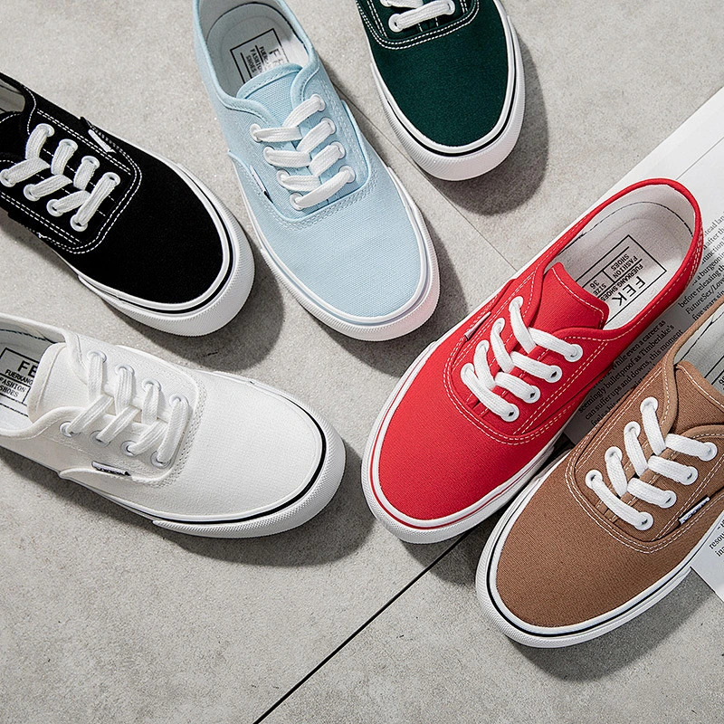 Best Sell cheap casual women canvas trendy shoes walking style casual sneaker