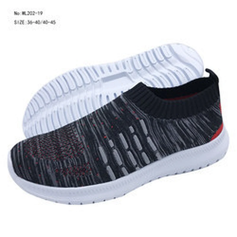 Custom Mens Running Shoe Slip-on Walking Sneakers Breathable Casual Walking Shoes